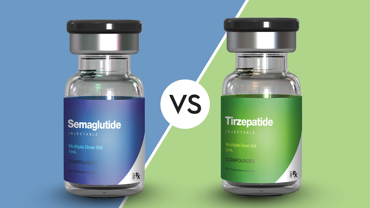 Tirzepatide vs semaglutide comparison Ponte Vedra Beach FL weight loss